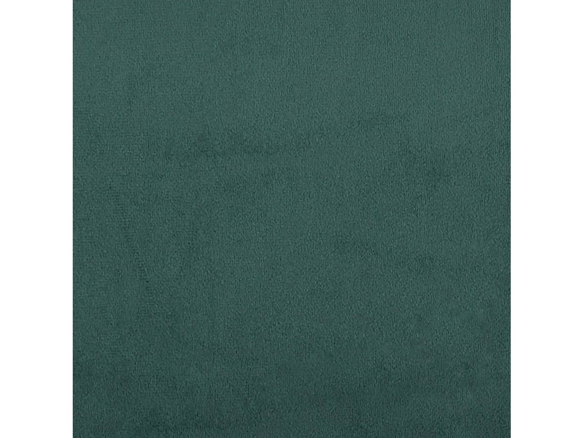 Juego De Sofás Con Cojines 3 Piezas Terciopelo Verde Oscuro