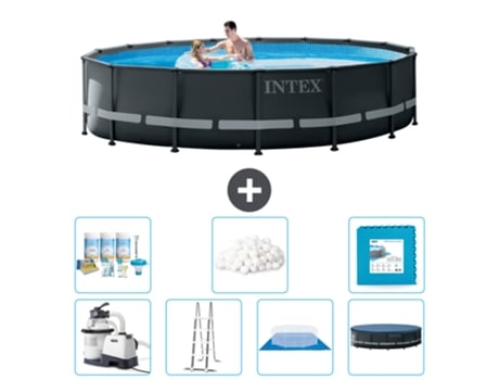 Piscina Tubular INTEX 26326GN-CB42 (19156 L - 488x122cm)