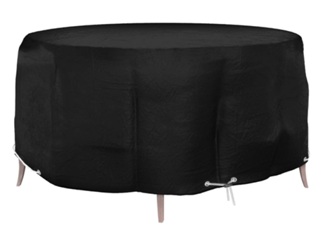 Funda Para Muebles De Jardín VIDAXL Negro Polietileno (Ø 260x90 cm)