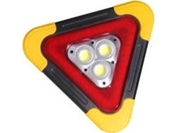 Triángulo De Advertencia Grande Alimentado Por Batería, Luces Led Intermitentes Con 3 Modos, Para Uso Vial.