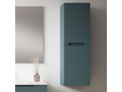 Mueble auxiliar de baño BOREAL 35x27 cm acabado Azul Oceano mate de colgar