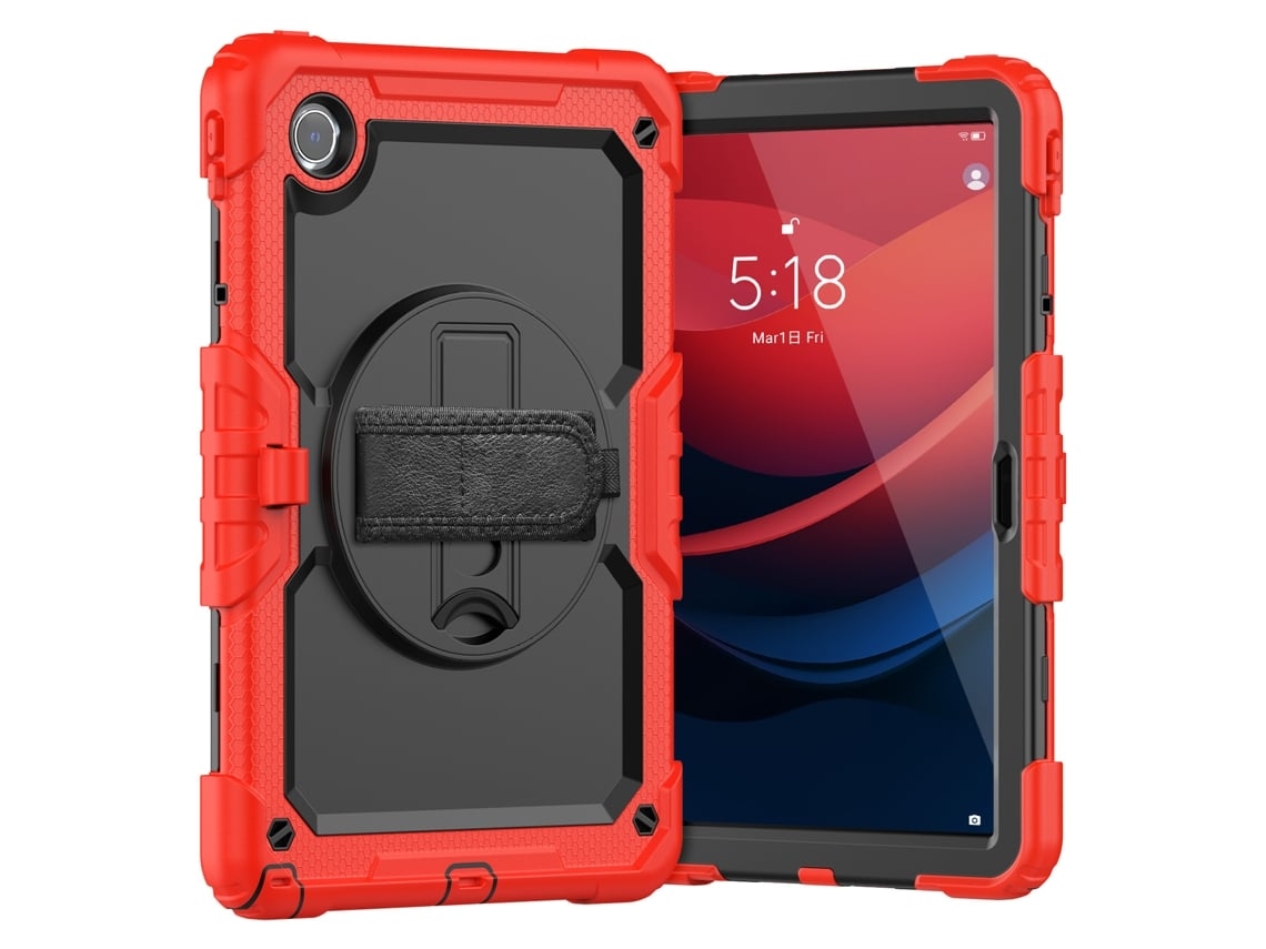 Funda Lenovo Hd Gen para Lg Lenovo M10 Hd Plus 2Nd Gen 10.3 2020 X606F/K10 Tb-X6C6 FLLIBERTÉ Rojo