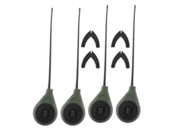 Danu26-4 Set Caña De Pesca De Hielo Portátil Mini Con Puntas Accesorios Ultraligeros Kit De Pesca