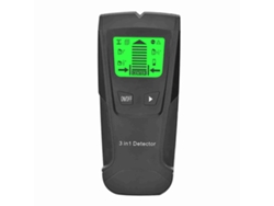 Detector de metales Primerox 3 en 1 con pantalla LCD, detecta cables eléctricos con corriente y pilares de madera.