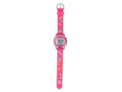 Dan26-reloj Led Para Niños Impermeable Con Luz De Fondo Reloj Digital Infantil Con Alarma Cronómetro 3-10 Años Rojo Rosa