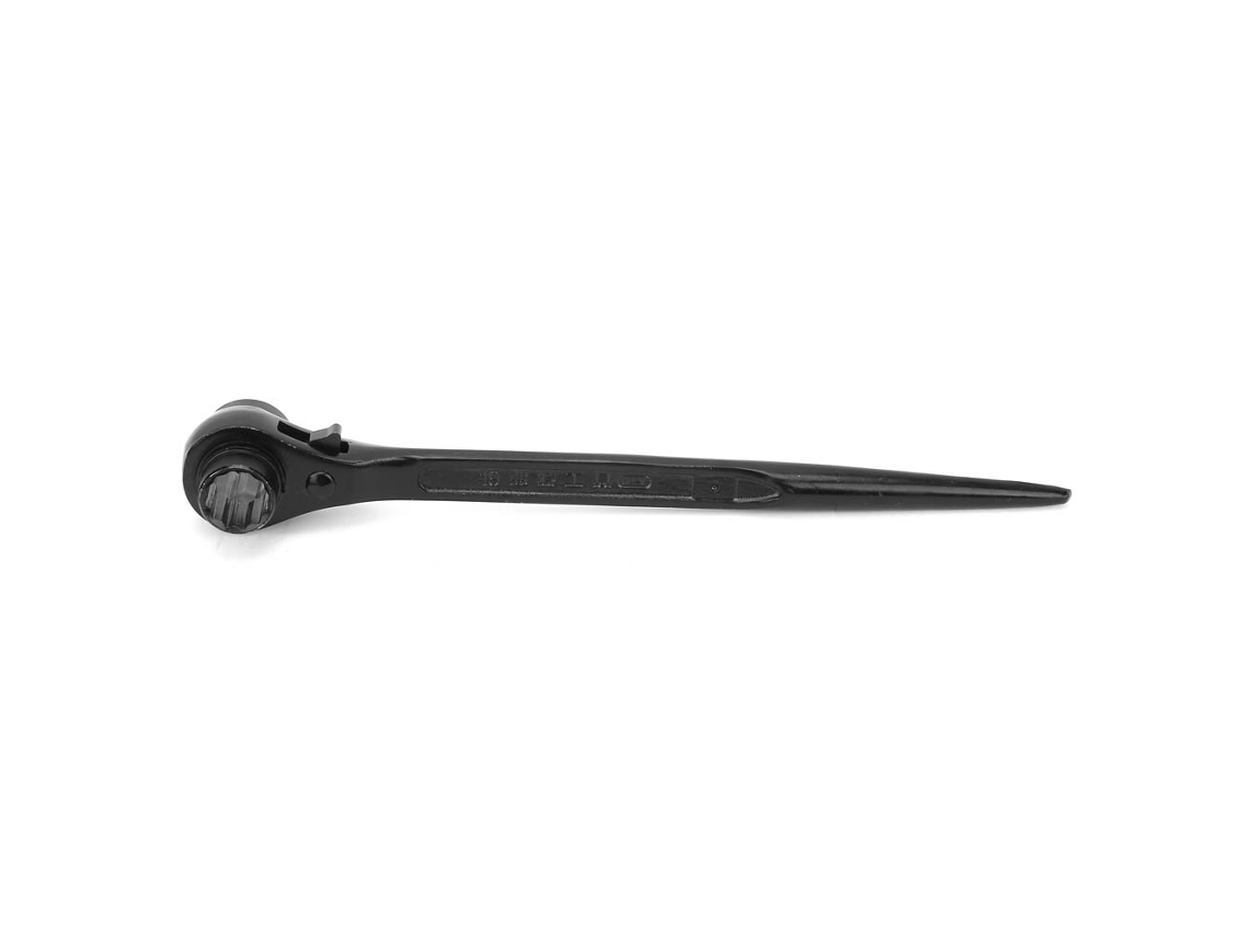 Llave De Carraca De Doble Uso De 19*24 Mm Con Punta Cónica Y Vaso, Acero Cromo-vanadio.