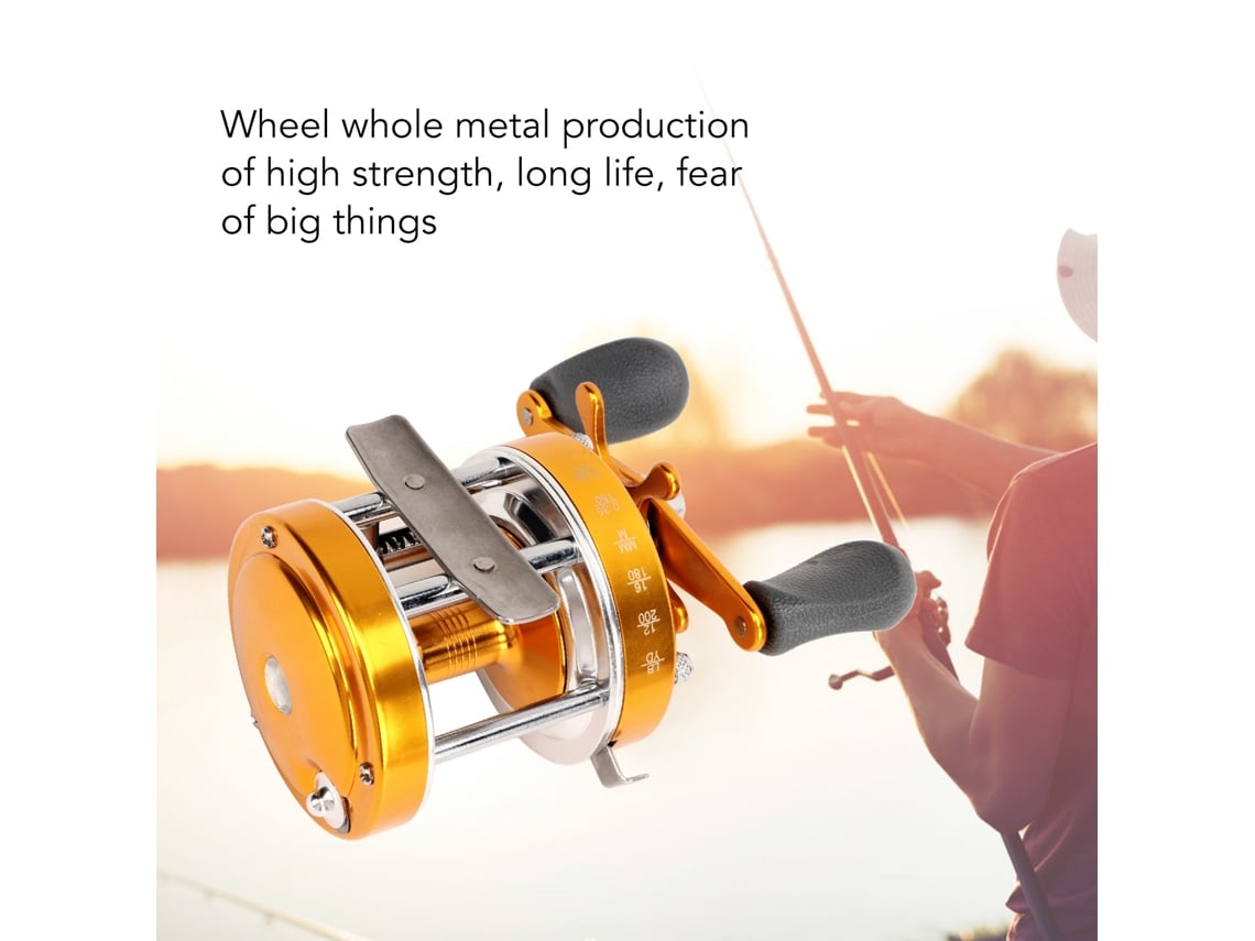 2026rebe-carrete De Pesca De Metal Potente Con Grip Suave Para Pesca En Agua Dulce Y Salada, Izquierdo