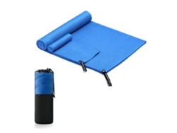 Toalla Refrescante De Microfibra, De Secado Rápido, Suave Y Cómoda Para Deportes, Natación, Gimnasio Y Playa - Azul Marino