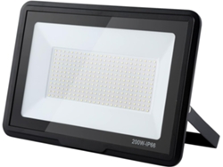 Foco LED para exteriores de 200 W, proyector LED de seguridad IP66 (blanco frío de 6000 K), resistente al agua PRIME KANG (25 000 lúmenes)