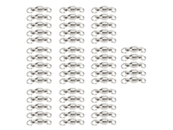 Danu26-50pcs Rotulas De Pesca De Acero Inoxidable Con Rodamientos, Anillos Soldados, Resistentes, Para Agua Salada Y Dulce Tipo 4