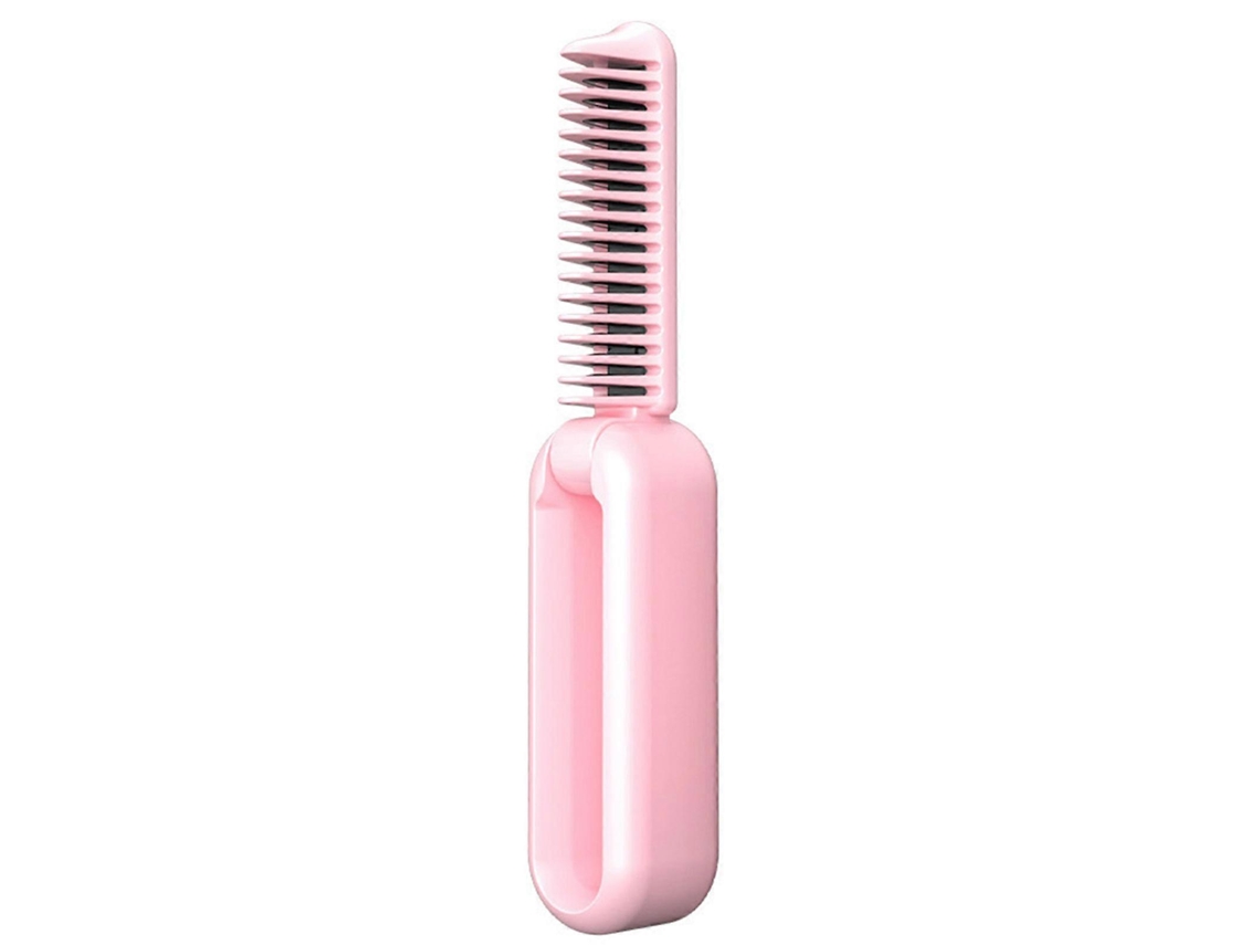 Mini rizador de pelo 1 en 1, plancha eléctrica portátil de doble uso, peine desenredante para mujeres y niñas - Hengjian