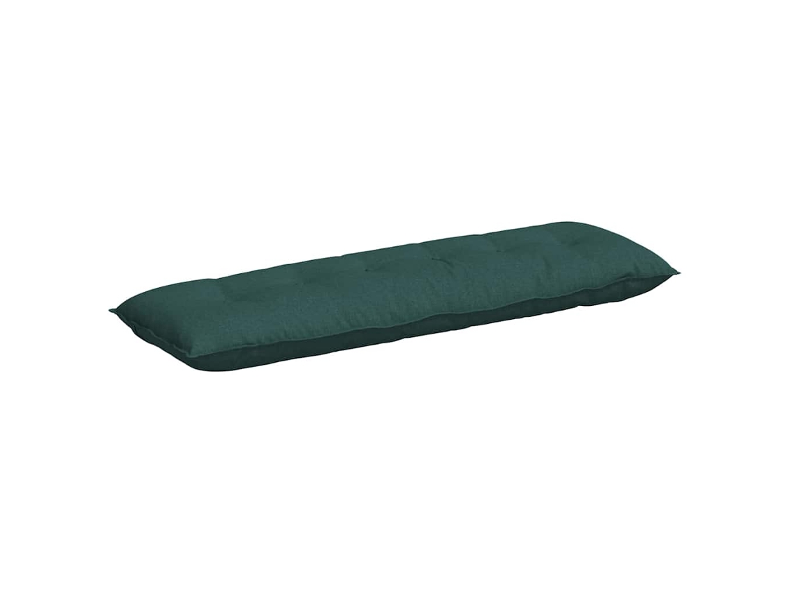 Cojín De Espalda Verde Oscuro 160 X 19 X 50 Cm Tela