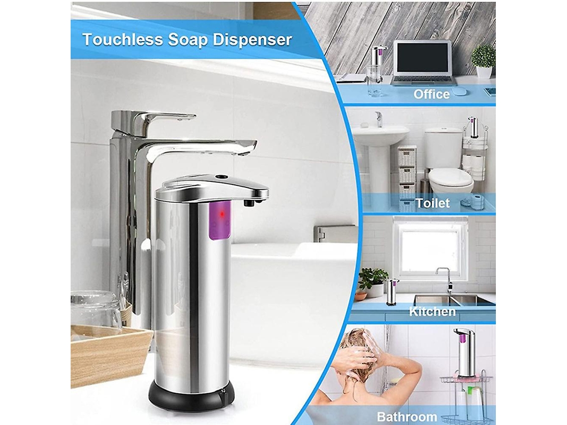 Dispensador inteligente de jabón líquido, dispensador de jabón espumoso duradero para baño Rosewell