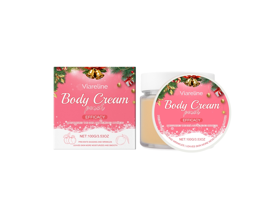 Crema hidratante corporal nutritiva de melocotón