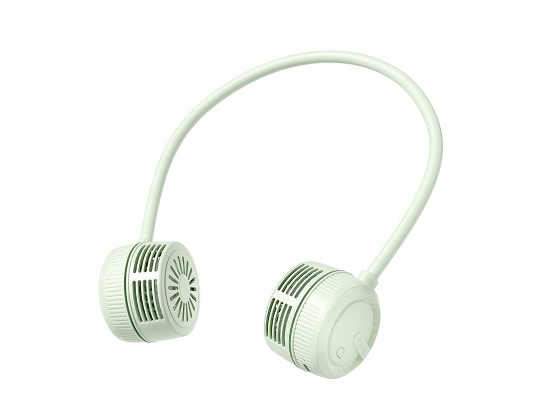 Ventilador De Cuello Plegable Y Portátil, Giratorio 360°, Silencioso, Batería De 1000 Mah, 5 Horas De Autonomía, Ideal Para Viajar, Fácil De