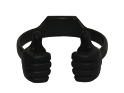 Soporte Universal Para Teléfonos Móviles Y Tabletas Con Diseño De Pulgar Flexible - Negro