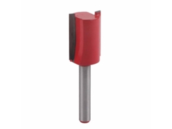 Broca recta de acero de aleación de 1/4 de pulgada y 18 mm con dos flautas para herramientas de fresado de carpintería CNC