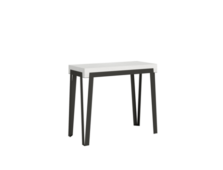 Consolas Rio Premium Extensible hasta 300 cm ITAMOBY (90 x 40 x 77 cm - Paneles de Melamina - Fresno Blanco)