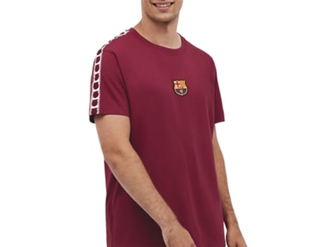 Camiseta de Hombre para Fútbol BARCA Barça Tape Rojo (XL)