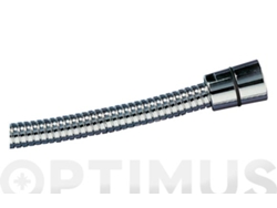 Manguera Ducha Tatay Dual Flex 2 M Acero Inoxidable Con Conectores Latón Rosca Universal G1/2