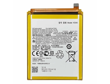 Bateria Motorola Moto E6 Play / XT2029-1 / KS40 (3000mAh)