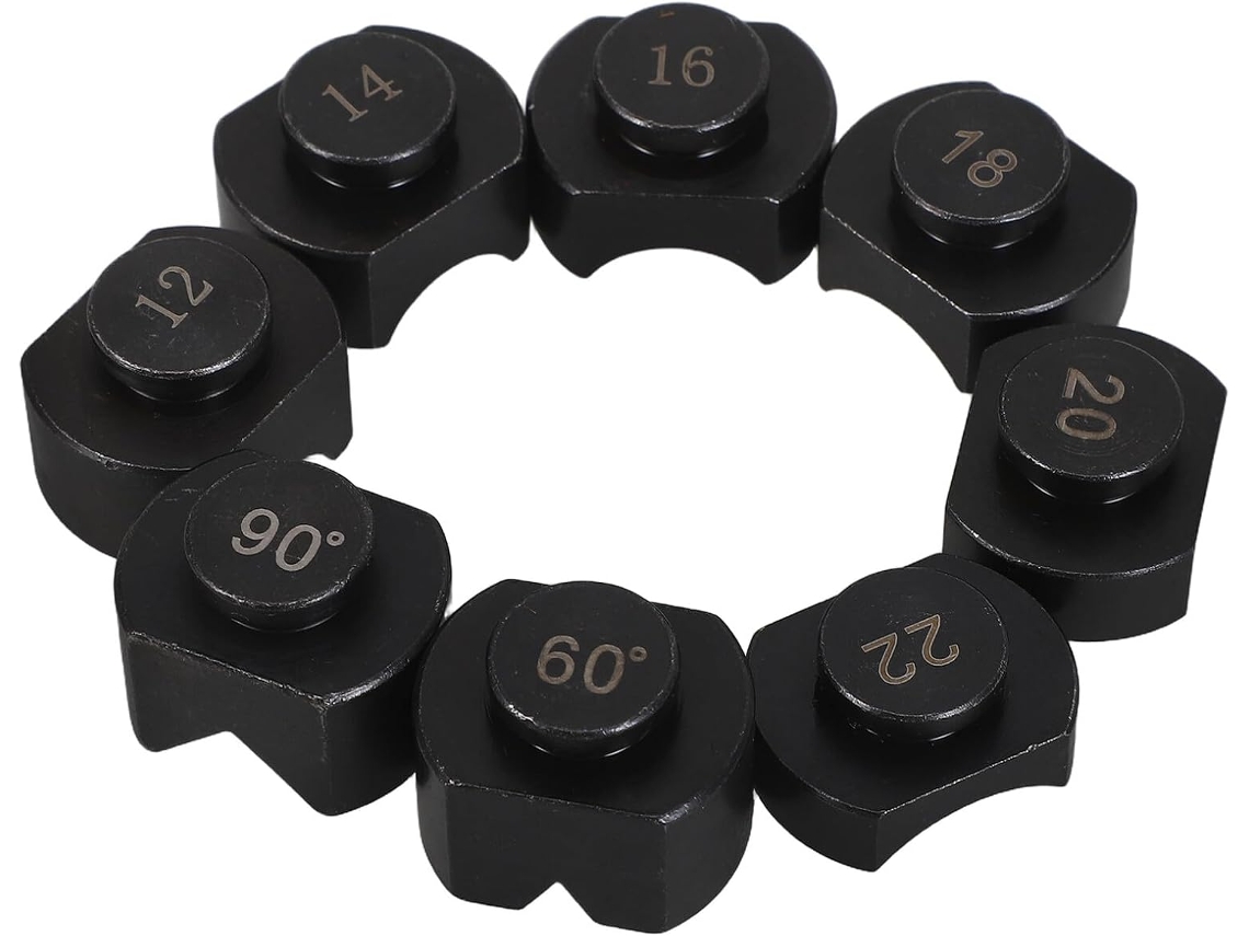 Kit de 8 piezas para doblar joyas con troqueles de repuesto para máquina dobladora de anillos. SFUSHOS