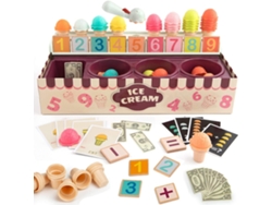 Set De Juego De Helado Para Niños Juego De Lógica Y Matemáticas Juego Educativo De Rol Con Cucharones De Helado
