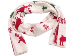 Bufanda De Invierno Cálida Para Mujer, Bufanda Navideña Con Estampado De Dibujos Animados, Bufanda Extragrande