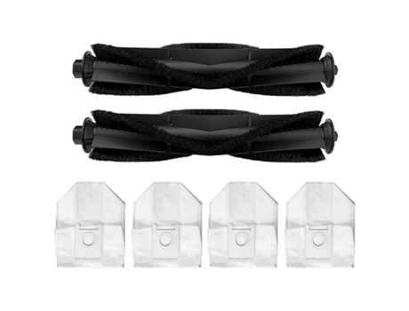 Bolsas de polvo con rodillo principal, piezas de repuesto para Xiaomi Roidmi Eve Plus, accesorios de aspiradora robótica