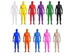 2026-traje De Cuerpo Completo Unisex Spandex Elástico Para Adultos Zentai Disfraz Hombre Desaparecido Talla Hk