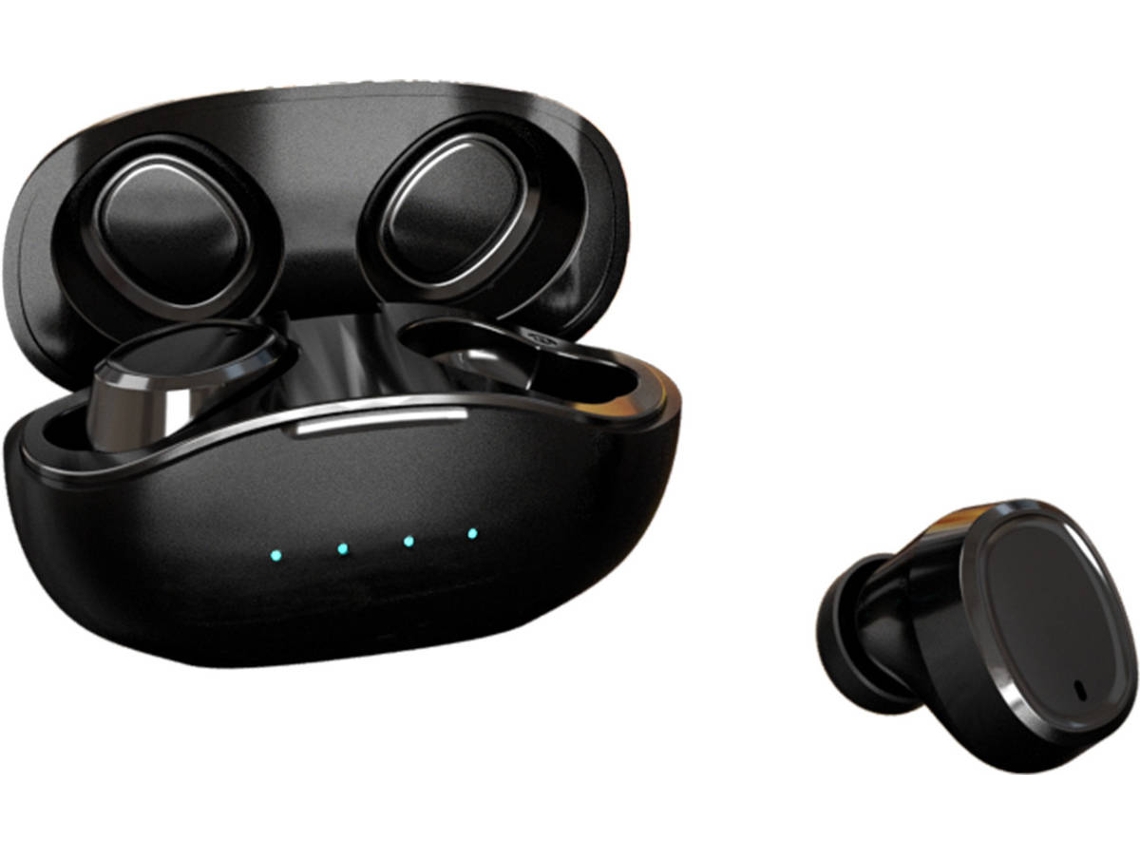 Auriculares Azultooth True Inalámbrico T1 (In Ear - Micrófono - Negro)