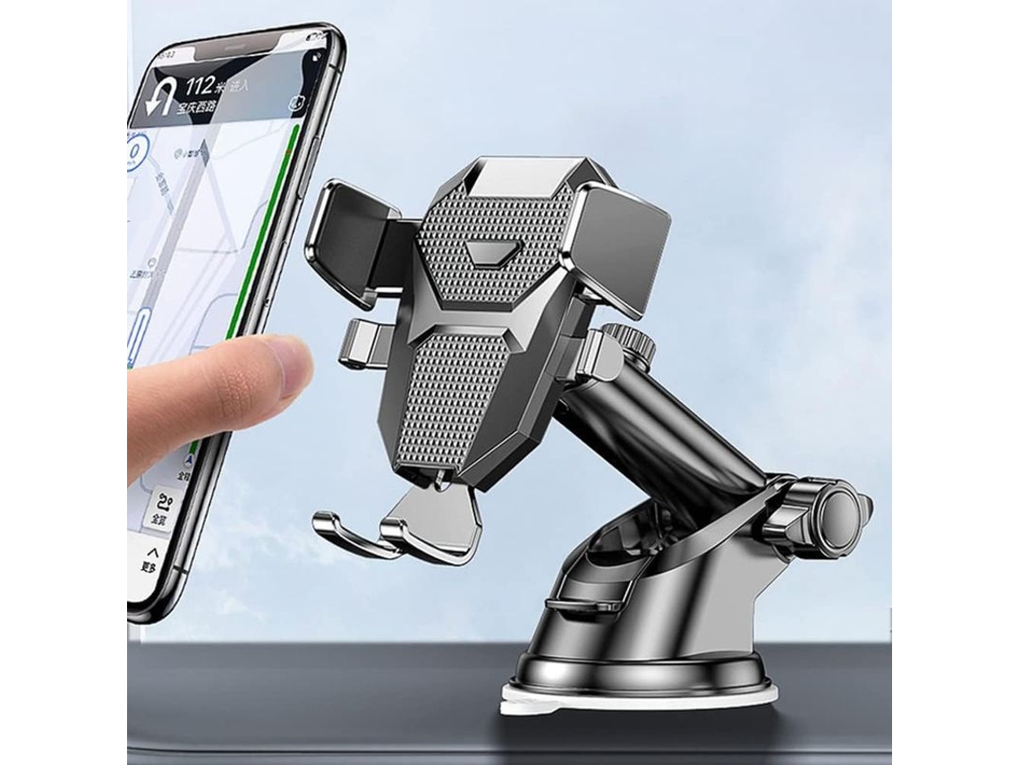 Soporte Para Teléfono Móvil Para Salpicadero Y Parabrisas Con Fuerte Succión Y Rotación De 360°.