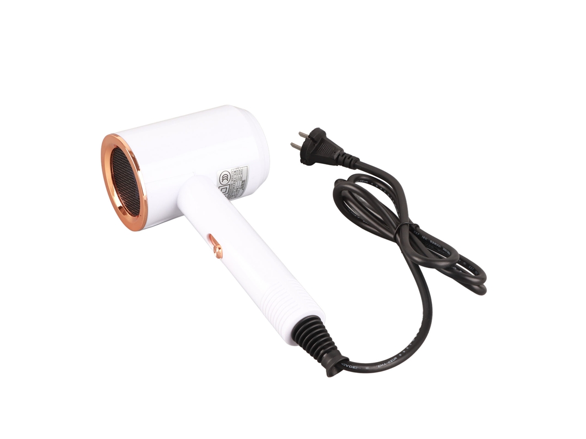 Secador De Pelo Doméstico 1200w Secado Rápido Caliente Y Frío Control Inteligente De Temperatura Blanco Para Hotel Dormitorio Baño