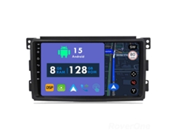 Coche Radio Android Auto Autoradio 8GB RAM 128G ROM CarPlay Navegación GPS Pantalla Táctil RoverOne para Mercedes Benz Smart 2005 - 2010 