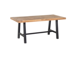 Mesa De Refeição De Jardim Scania 170 Cm 80 Cm Madeira De Acácia Preto