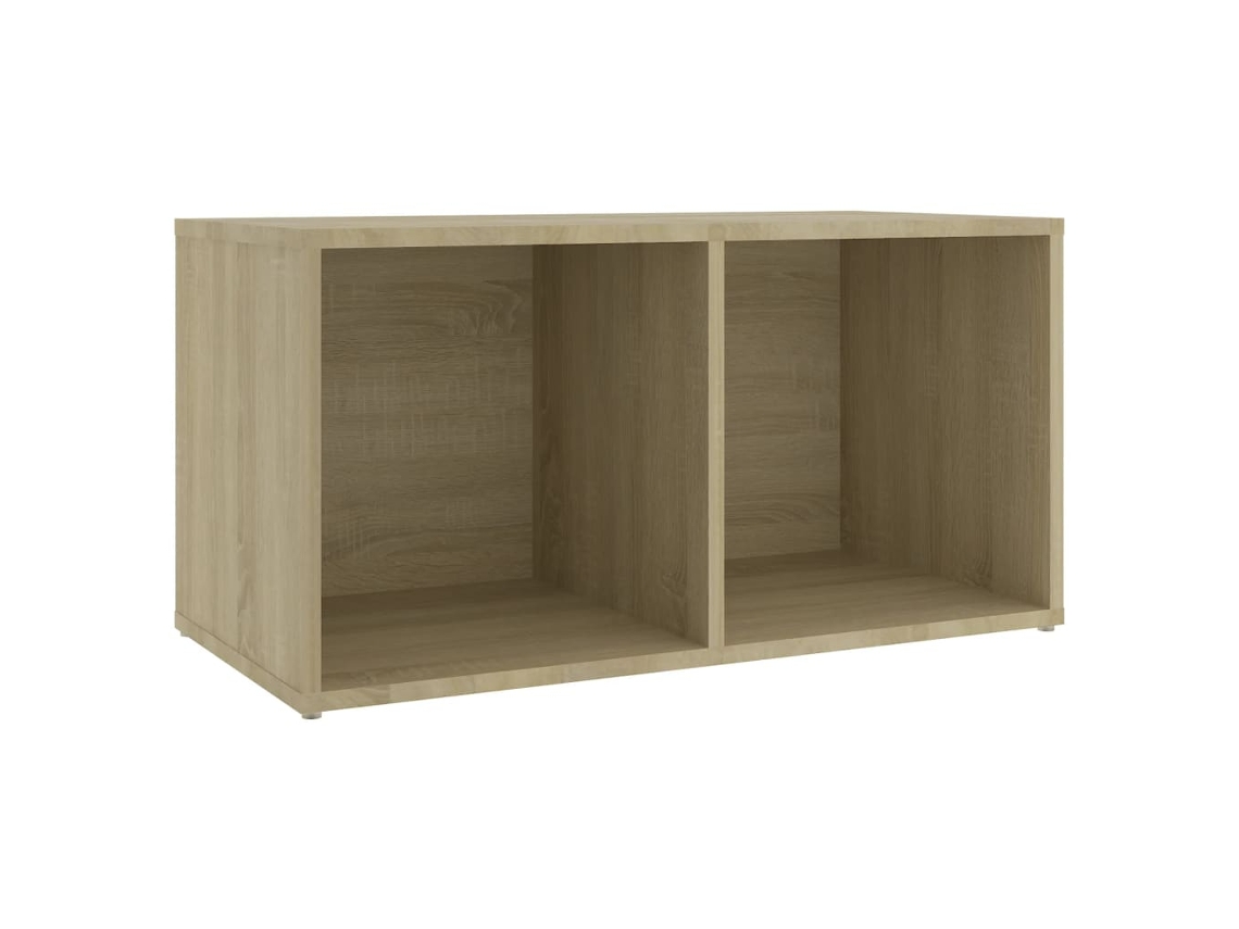 Mueble de TV fabricado en madera de roble Sonoma MAISON EXCLUSIVE (72x35x36,5 cm)