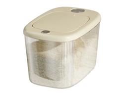 Recipiente De Arroz Airtight Com Tampa De Pressão Pp Grande Capacidade Para Armazenamento Em Casa