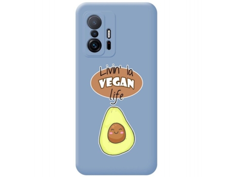 Carcasa Xiaomi 11T 5G / 11T Pro 5G TUMUNDOSMARTPHONE Silicona Líquida Dibujos Azul