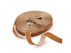 Cinta De Terciopelo Navideña De 5 Yardas (marrón Claro, 25 Mm) - Cinta Vintage - Adecuada Para Embalaje De Bodas Y Navidad
