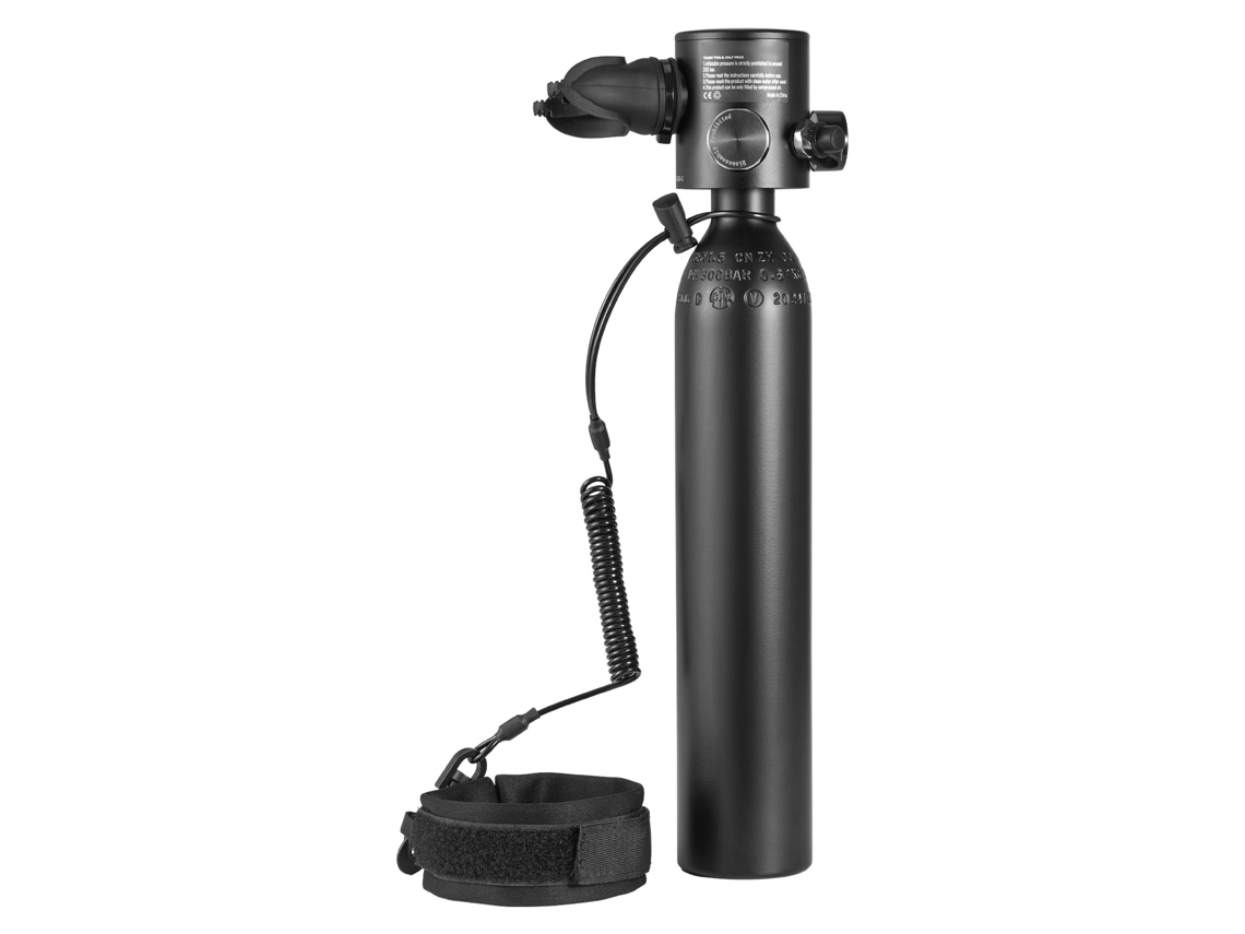 Tanque de buceo Succebuy de 0,5 l con máscara de snorkel, ideal para profundidades de hasta 10 m