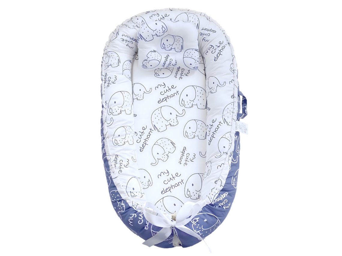 Conjunto Nido Para Bebé 85x55x15 Cm Con Inserto Y Almohada Removibles, Manta De Confort Para Recién Nacidos, Digitallab