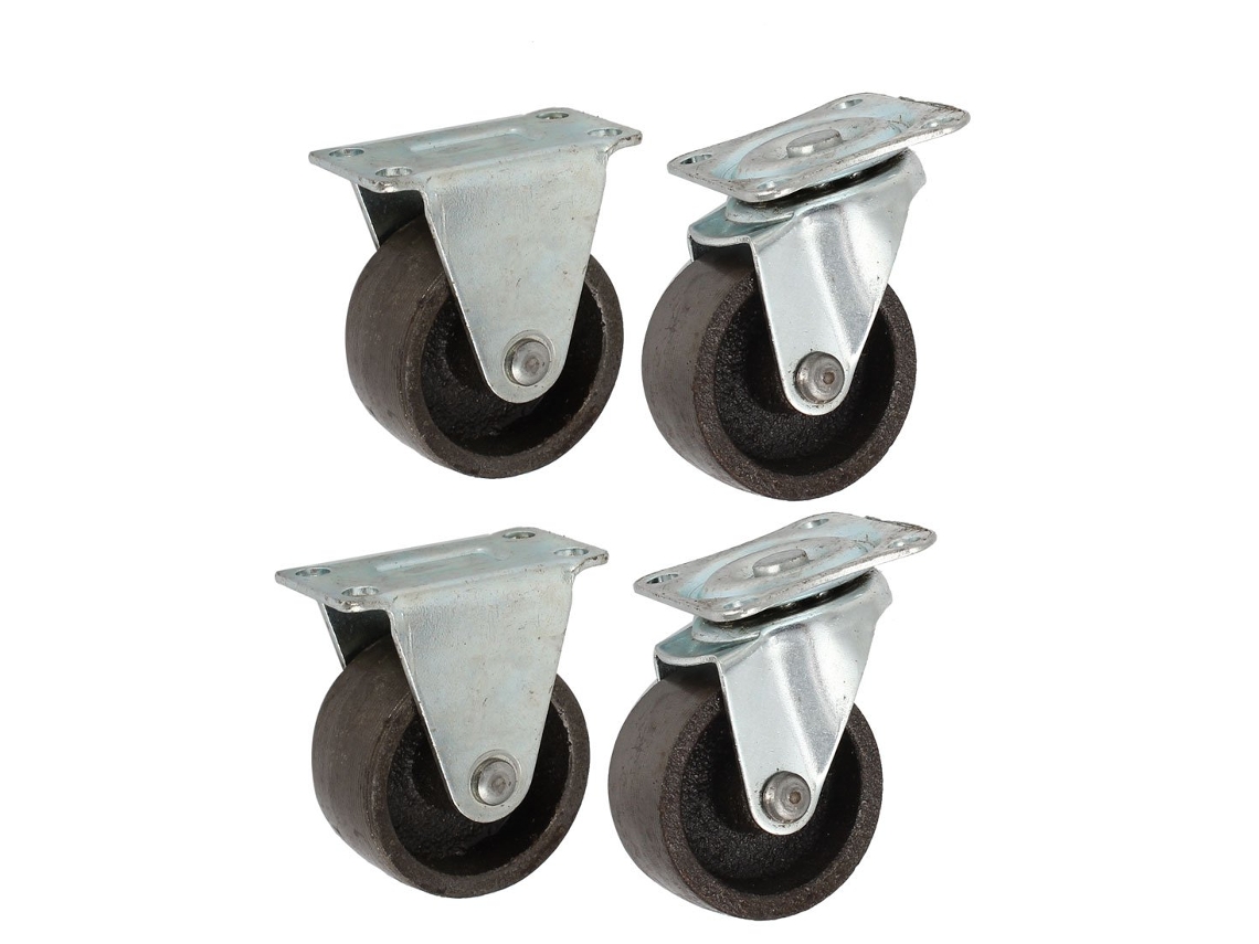 Ruedas Metal 765816l 954912j Giratorias 4 Unidad Para Muebles