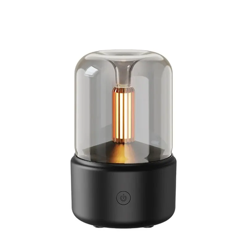 Difusor de aromas portátil para el hogar, humidificador de aire USB MDUG (negro)