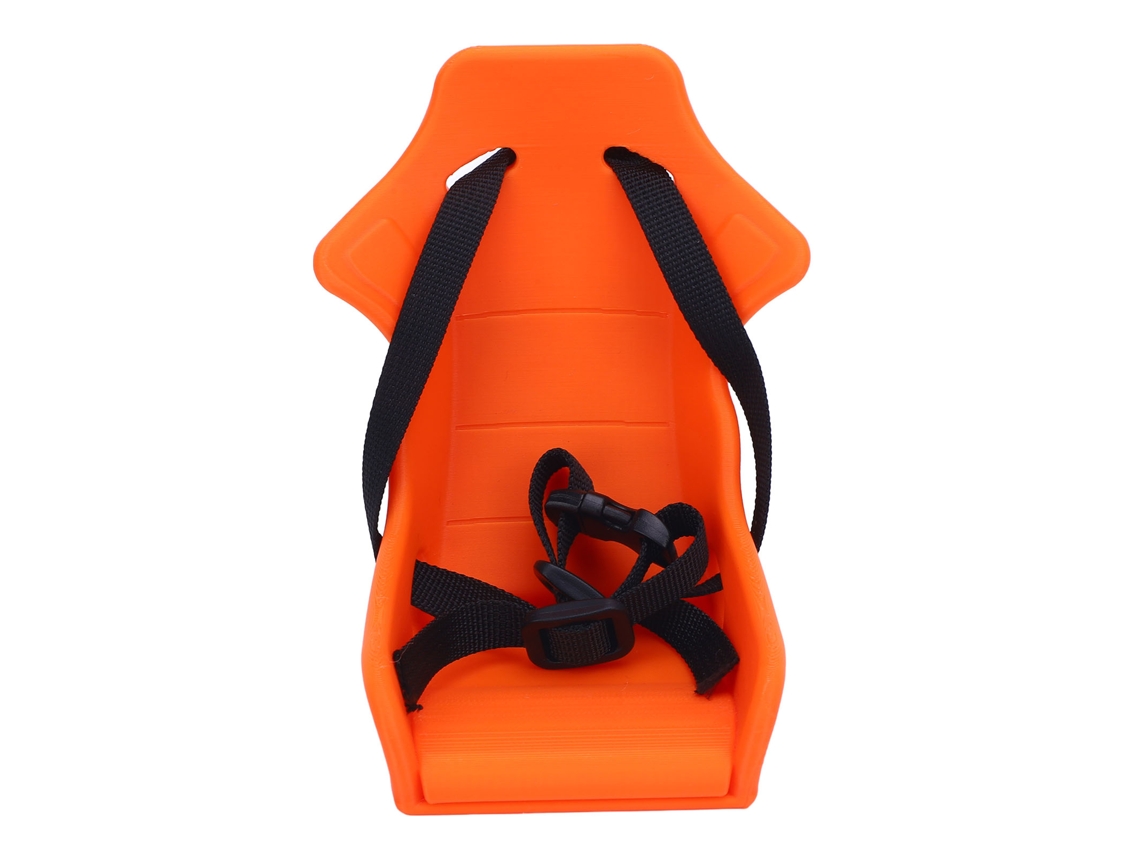 Portamuñecas Para Bicicleta, Frontal Ajustable, Carpeta De Plástico Naranja Para Que Los Niños Jueguen Al Aire Libre.