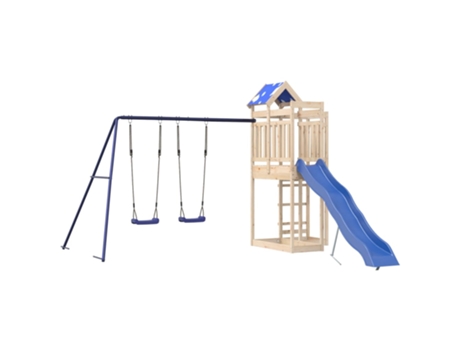 Parque infantil de exterior de VIDAXL madera maciza de pino