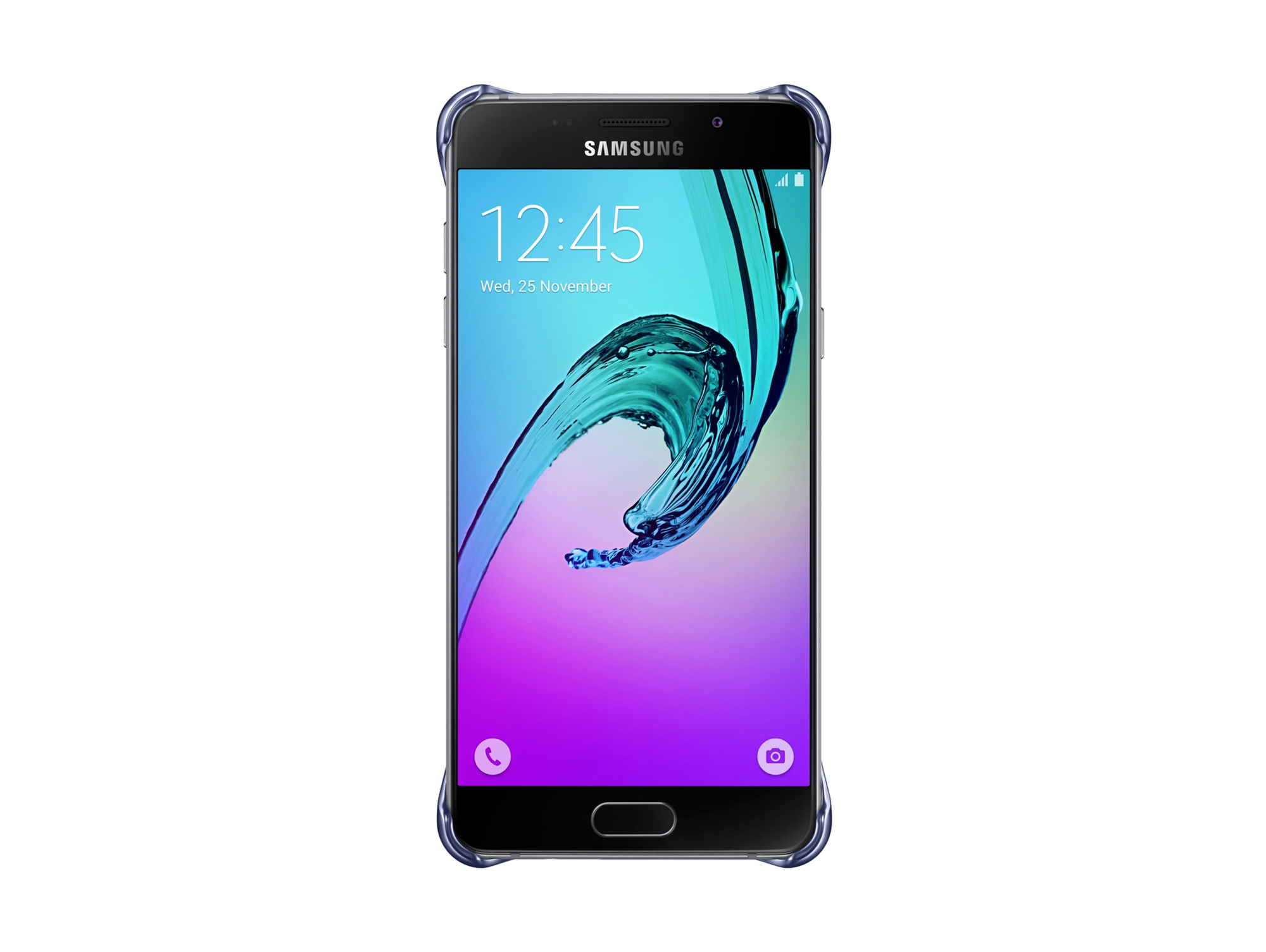 Carcasa SAMSUNG Galaxy A5 2016 Clear Negro