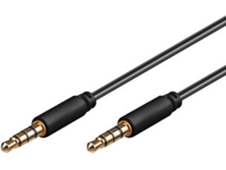 Cable de Audio GOOBAY (2 m - Negro)