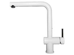 Grifo de cocina Elleci Stream Keratek K96 blanco - Caño giratorio - Ø35 mm - 310 x 240 mm