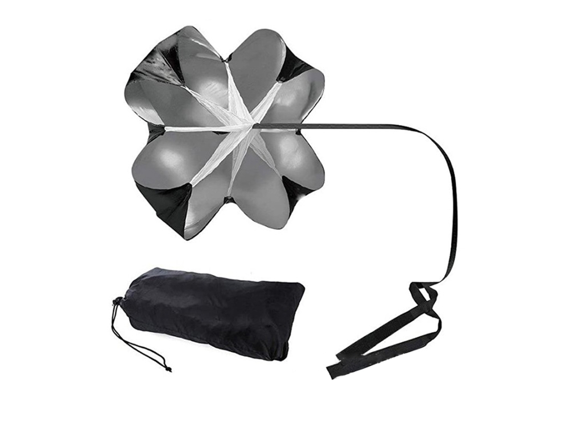 Paracaídas De Resistencia Ajustable Para Correr Con Cinturón Para Entrenamiento De Aceleración Y Velocidad.