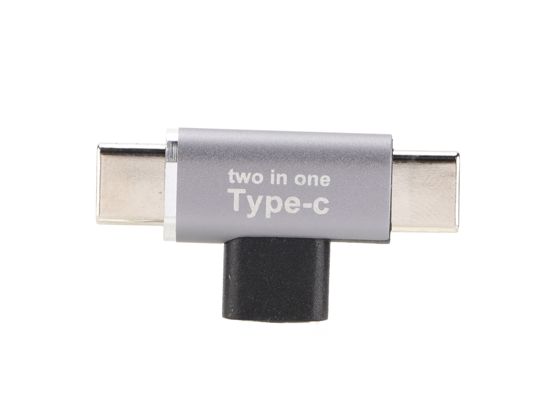 Adaptador 2 En 1 De Usb-c Hembra A Micro Usb Macho Con Doble Interfaz Usb-c Para Teléfonos Móviles Iphone, Huawei Y Xiaomi.